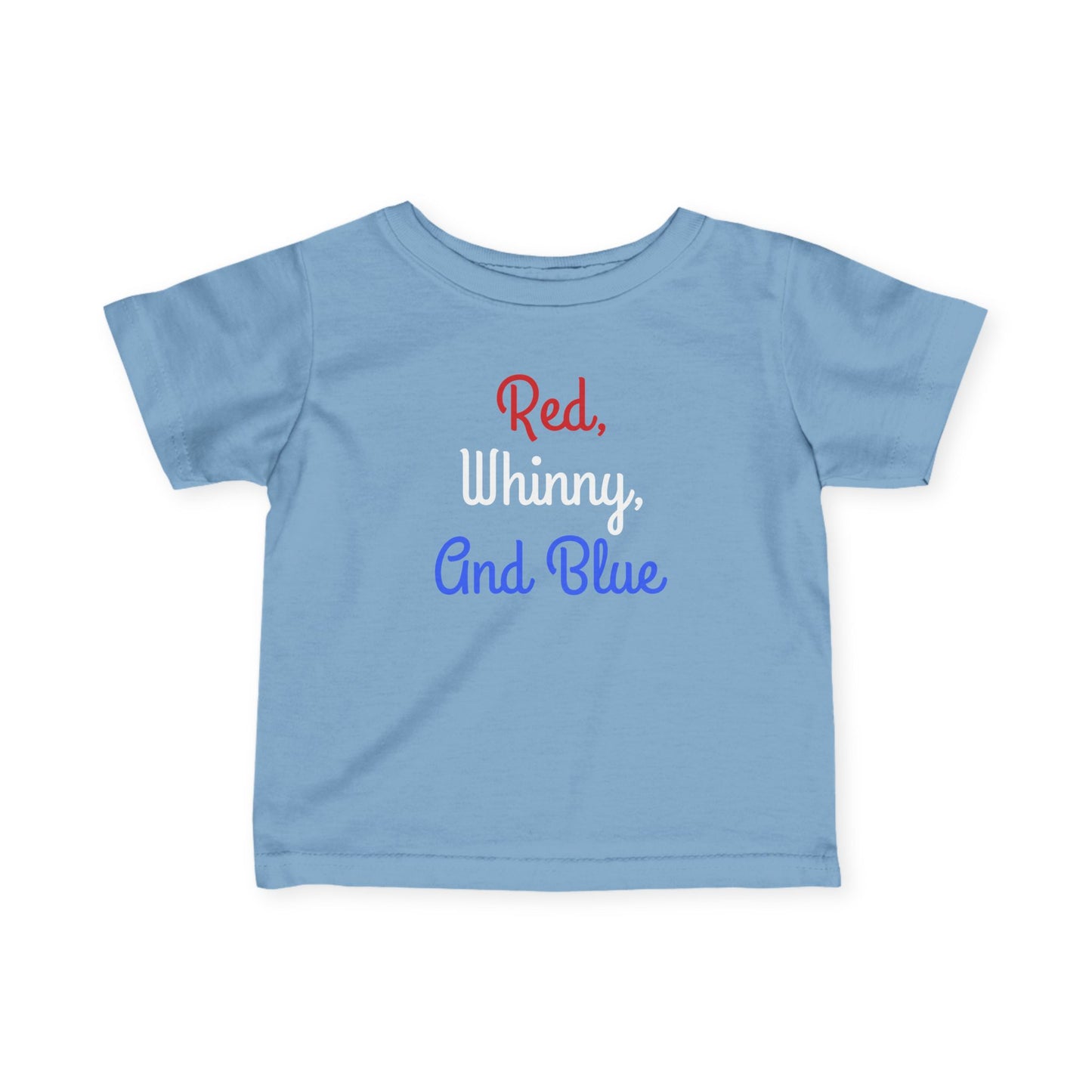 "Red, Whinny, And Blue" Baby Shirt